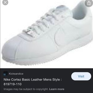 Nike Cortez “72” all leather sneaker